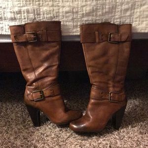 Brown Leather Boots